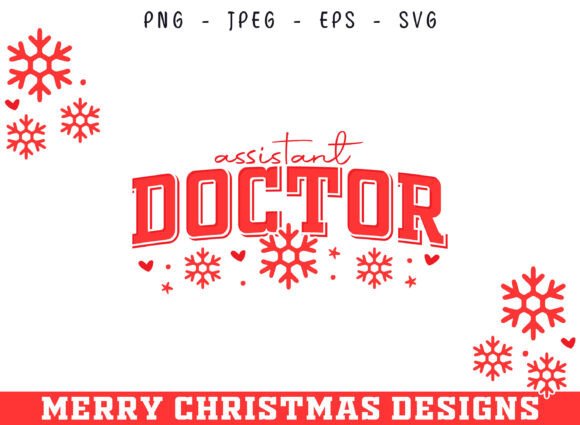 Assistant Doctor Christmas Decorative Graphics & Crafts