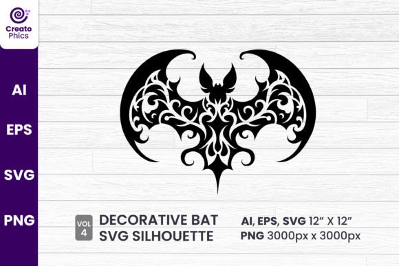 Decorative Bat Silhouette Sublimation 4: Graphics & Crafts Review