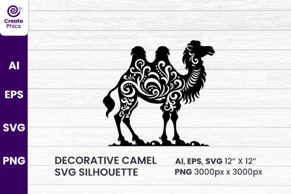 Decorative Camel Silhouette Clipart Svg Review