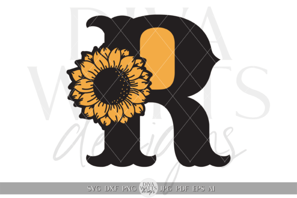 Decorative Letter R Initial Design SVG Review