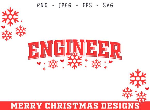 Engineer Christmas Graphics for Crafts