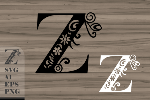 Floral Decorative Letter Z: Graphics & Crafts Review