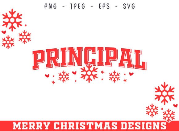 Principal Christmas Decorative SVG: Graphics & Crafts
