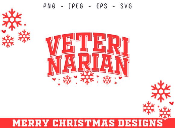 Veterinarian Christmas SVG for Crafts & Graphics